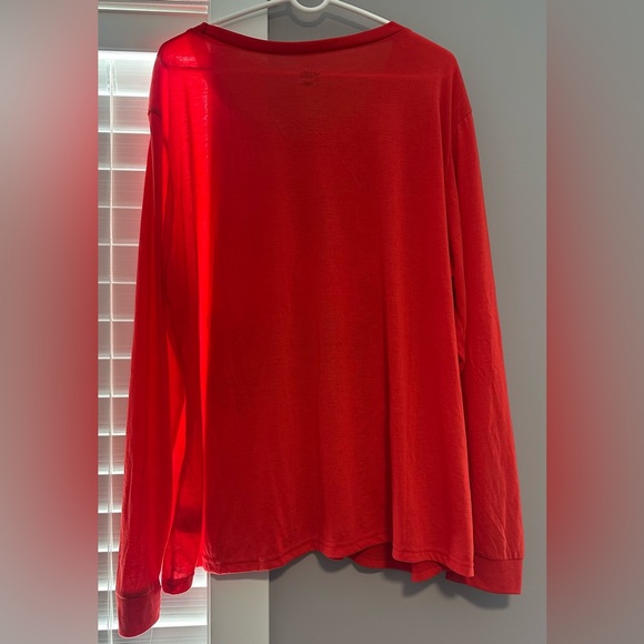 GRINCH size 1X, RED Christmas Long Sleeve Shirt. NWT!! - Picture 2 of 5